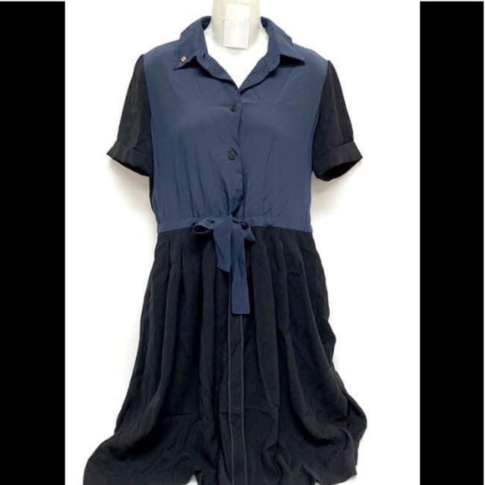 Fendi Blue and Black Dress